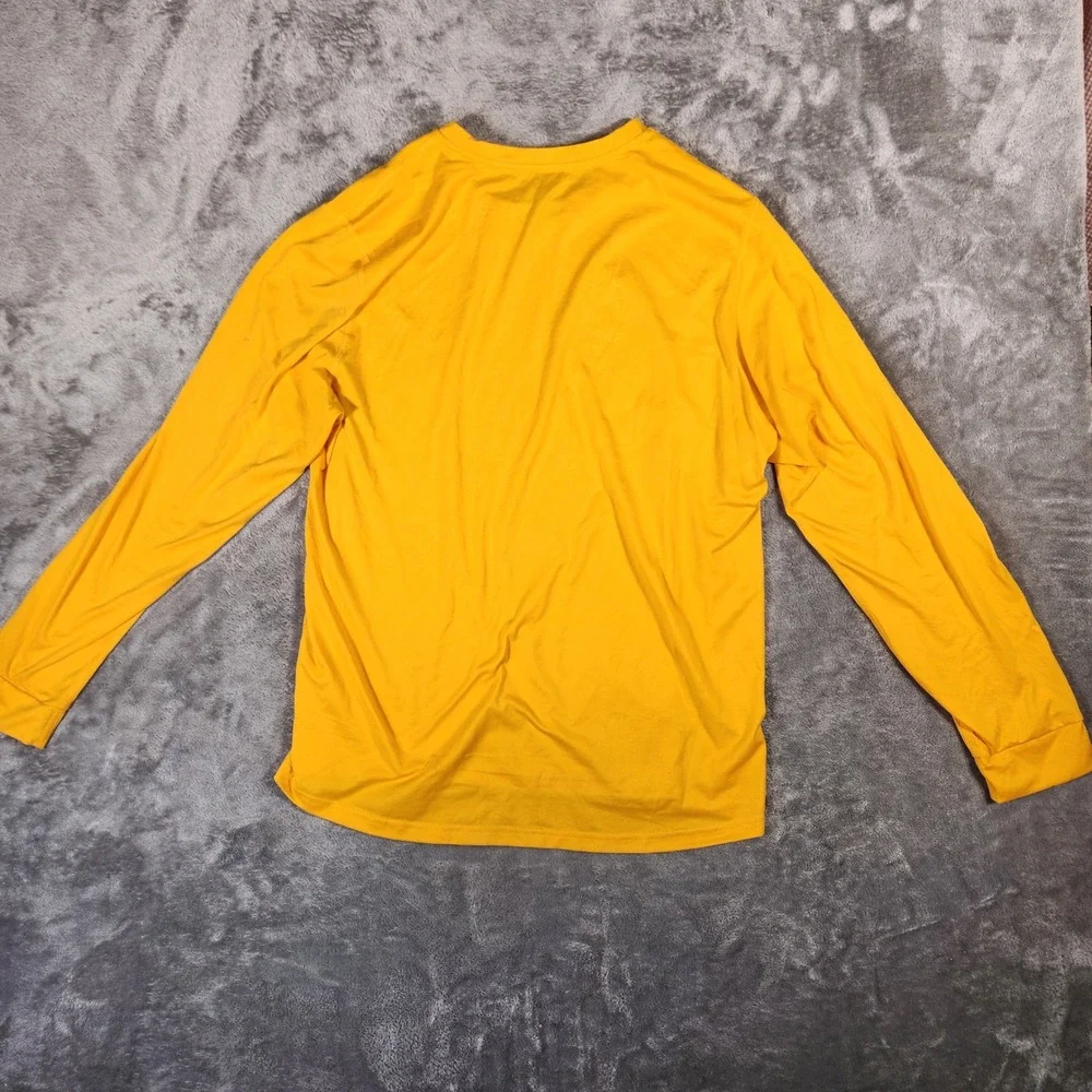 Adidas Wyoming Cowboys Shirt Mens XL Gold Excellent Long Sleeve Creator Tee